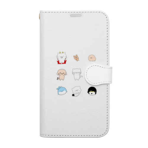 ねこのこーたろうとゆかいななかまたち Book-Style Smartphone Case