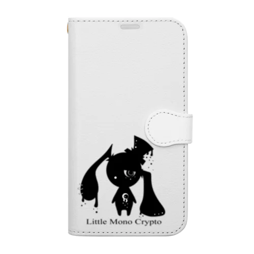 Little mono rabbit  手帳型スマホケース