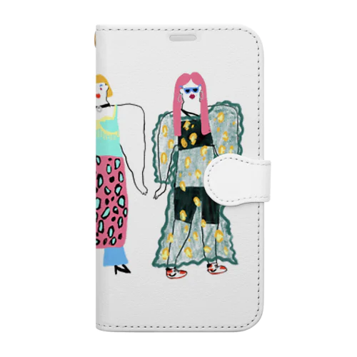 三姉妹の、何か Book-Style Smartphone Case