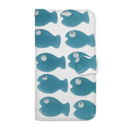 グミウオ🐟魚群ver. Book-Style Smartphone Case