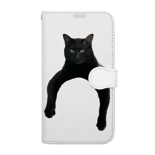 愛猫のおもしろ写真です。 Book-Style Smartphone Case