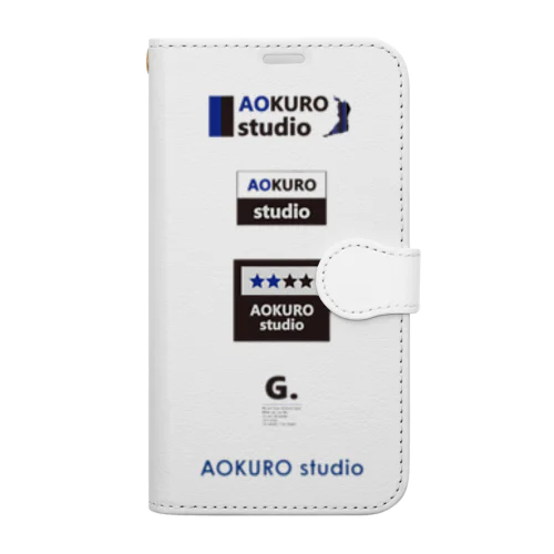 AOKUROstudio LINE LOGO SERIES 手帳型スマホケース