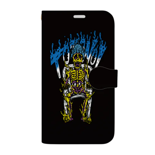 SAUNAZOMBIES -TOTONOI SKELETON - Book-Style Smartphone Case