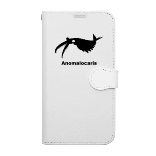 古生物　アノマロカリス Book-Style Smartphone Case