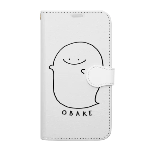 優しいオバケ Book-Style Smartphone Case