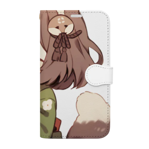 たぬっぺ  (Tanuppe)  ver.3 狸の神様、たぬき、タヌキ Book-Style Smartphone Case