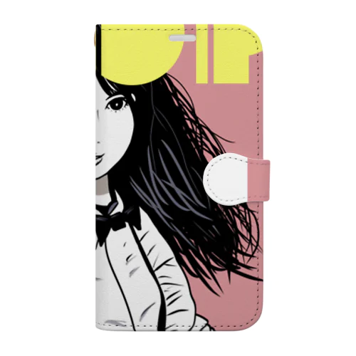 JPOP GIRL MONO Book-Style Smartphone Case