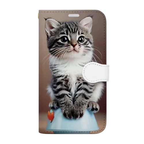 かわいい猫ちゃん　こゆき Book-Style Smartphone Case