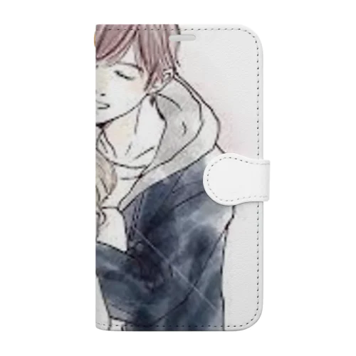 カップルアイテム Book-Style Smartphone Case