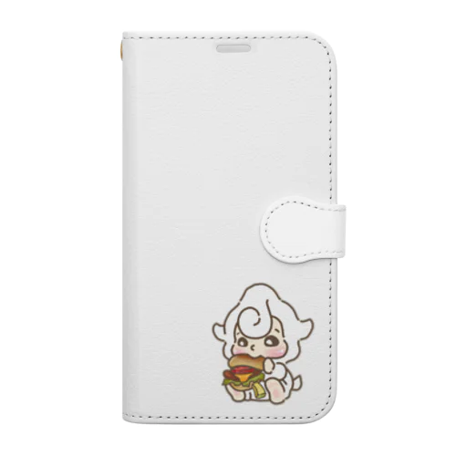 【飯テロはうす】テロちゃん / ハンバーガー Book-Style Smartphone Case