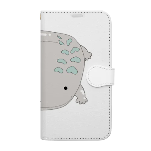 オオサンショウウオです Book-Style Smartphone Case