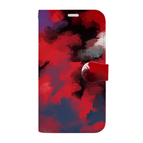 red sky Book-Style Smartphone Case