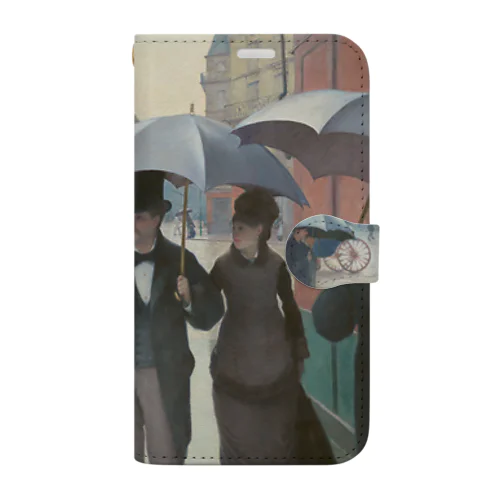 パリの通り、雨 / Paris Street; Rainy Day Book-Style Smartphone Case