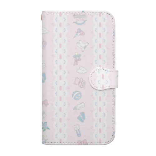 B.A.B.Y 5th Anniversary / Rock-a-bye,Baby柄 Book-Style Smartphone Case