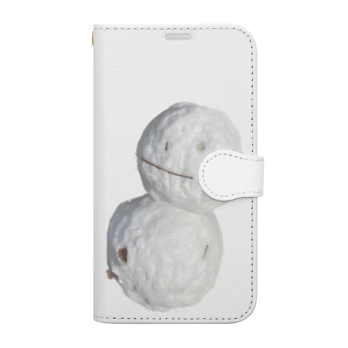 雪だるまの雪ちゃん Book-Style Smartphone Case