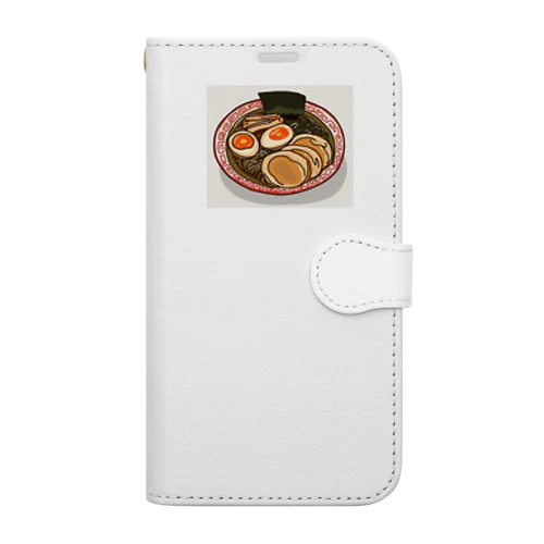 ラーメン スマホケース Book-Style Smartphone Case