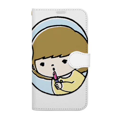 おしゃまな女の子 Book-Style Smartphone Case