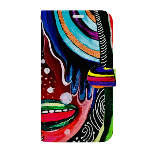 手描きイラスト Book-Style Smartphone Case