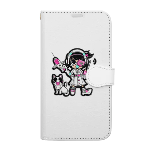 CuteCombat_nurse(ナース)_ver.001 Book-Style Smartphone Case