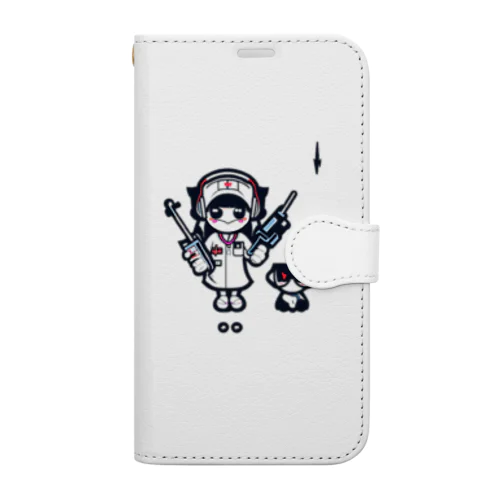 CuteCombat_nurse(ナース)_ver.002 Book-Style Smartphone Case