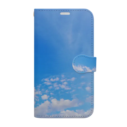 お散歩シリーズ　Vol.11　気持ちのいい青空 Book-Style Smartphone Case