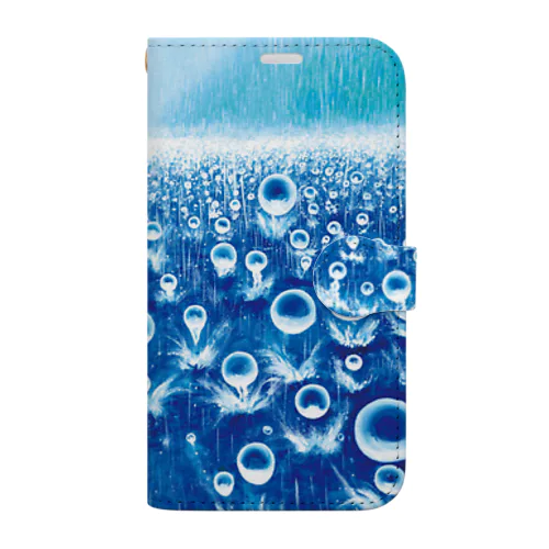 雨のリズム　屋久島 Book-Style Smartphone Case