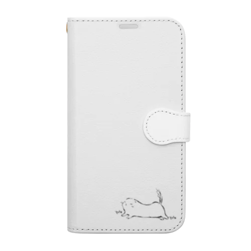 じりすのこども。ver.はしれてえらい Book-Style Smartphone Case