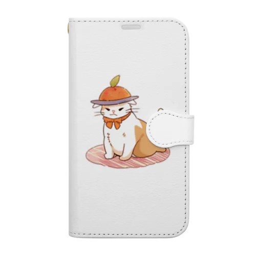 お腹ペコペコで具になっちゃったねこにゃん Book-Style Smartphone Case