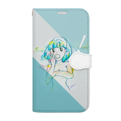 記号姉妹　！ちゃん Book-Style Smartphone Case