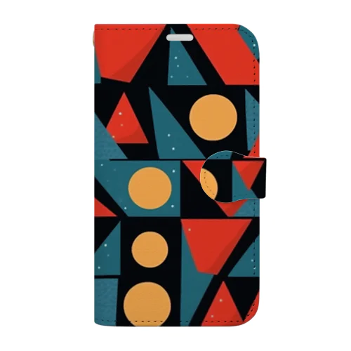 「神聖な幾何学」をテーマにした美しいデザイン Book-Style Smartphone Case