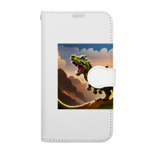 かっこいい恐竜 Book-Style Smartphone Case