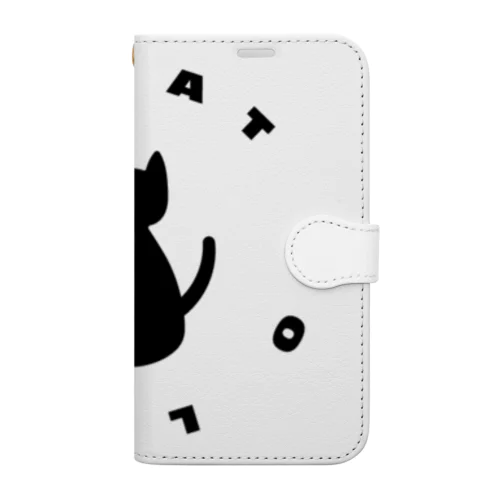 猫と幸せ　 Book-Style Smartphone Case