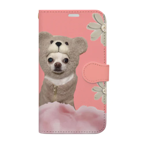 テディベア一族　犬 Book-Style Smartphone Case