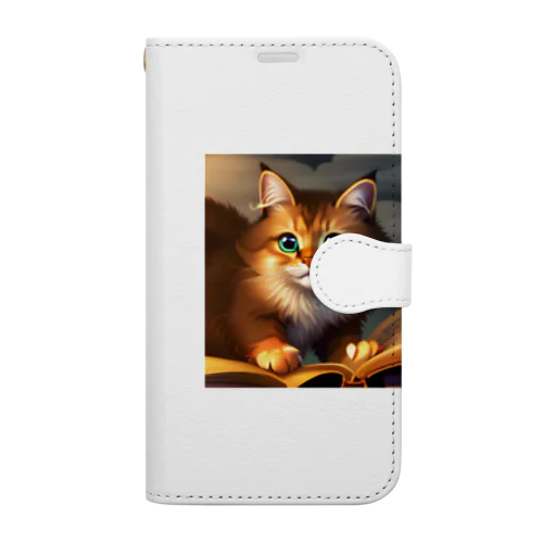 かまって猫ちゃん Book-Style Smartphone Case