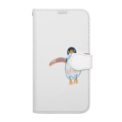 空飛ぶペンギン Book-Style Smartphone Case