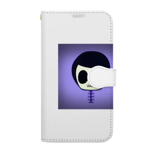 ホネまじめくん Book-Style Smartphone Case