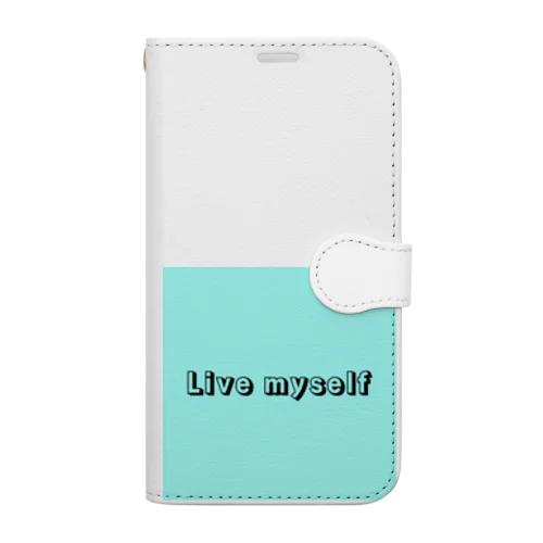 Live myself Book-Style Smartphone Case