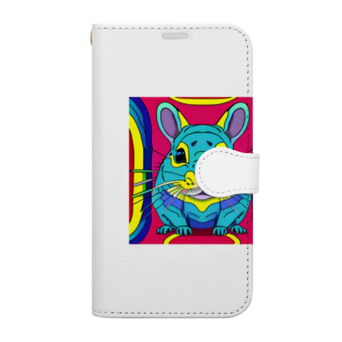 エキセントリックチンチラ Book-Style Smartphone Case