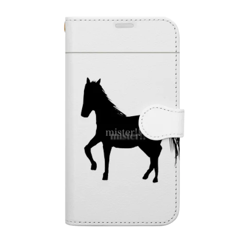  silhouette horse Book-Style Smartphone Case