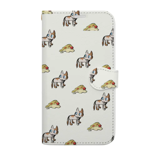 猫とケーキ Book-Style Smartphone Case