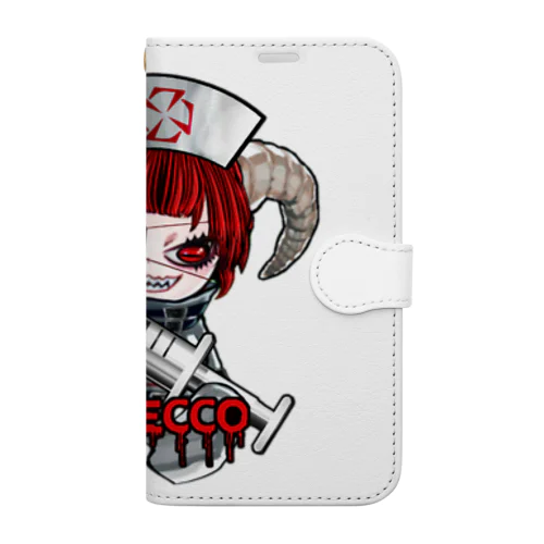 ハロウィン💉お注射しちゃうゾ🩸ゾウンテッ子 Book-Style Smartphone Case