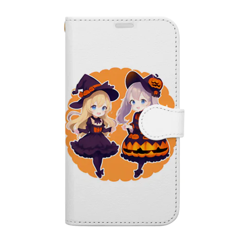 ハロウィンシスターズ 手帳型スマホケース