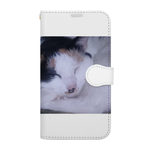 おやすみ猫 Book-Style Smartphone Case