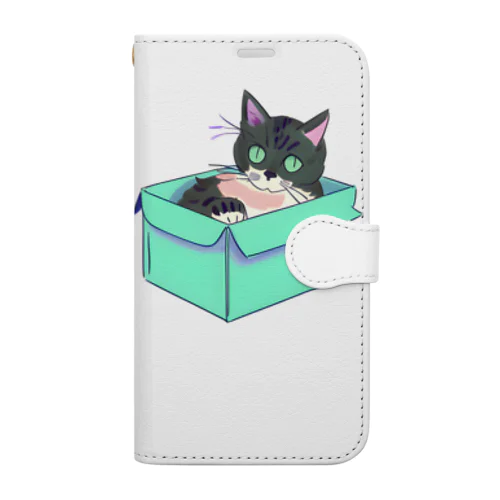 ダンボール猫 Book-Style Smartphone Case