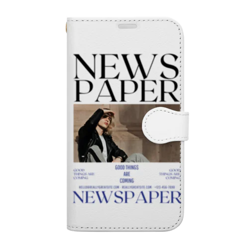 NEWS PAPER Book-Style Smartphone Case