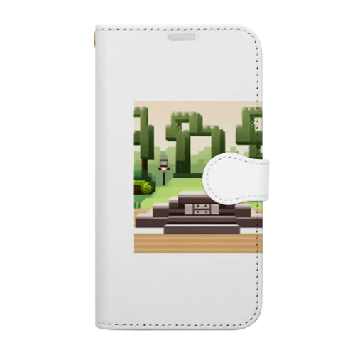 ドット絵古の祭壇 Book-Style Smartphone Case