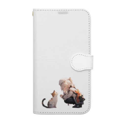 Neko chan と　姫様 Book-Style Smartphone Case