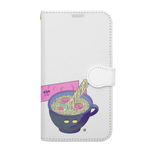 にゃー麺 Book-Style Smartphone Case