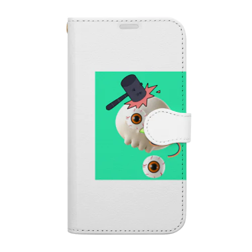 ドクロちゃん Book-Style Smartphone Case