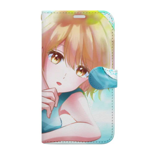 ねそべり Book-Style Smartphone Case